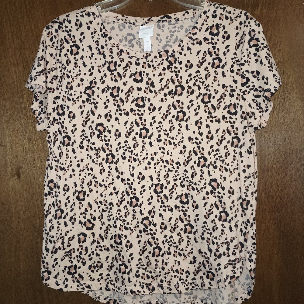 H&M animal‎ print t-shirt M